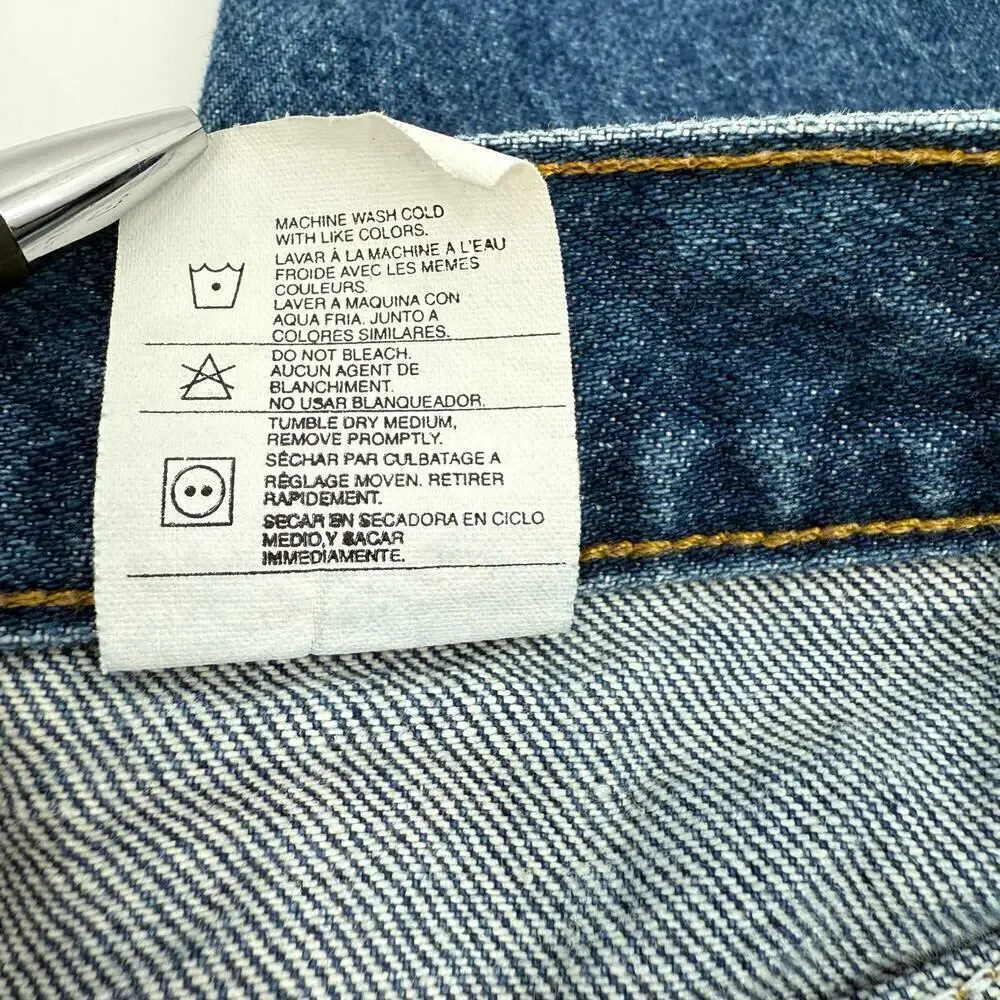 Vintage Carhartt Straight Fit Tapered Leg Jeans Men's Size 41x32 USA Union Made - Picture 8 of 10